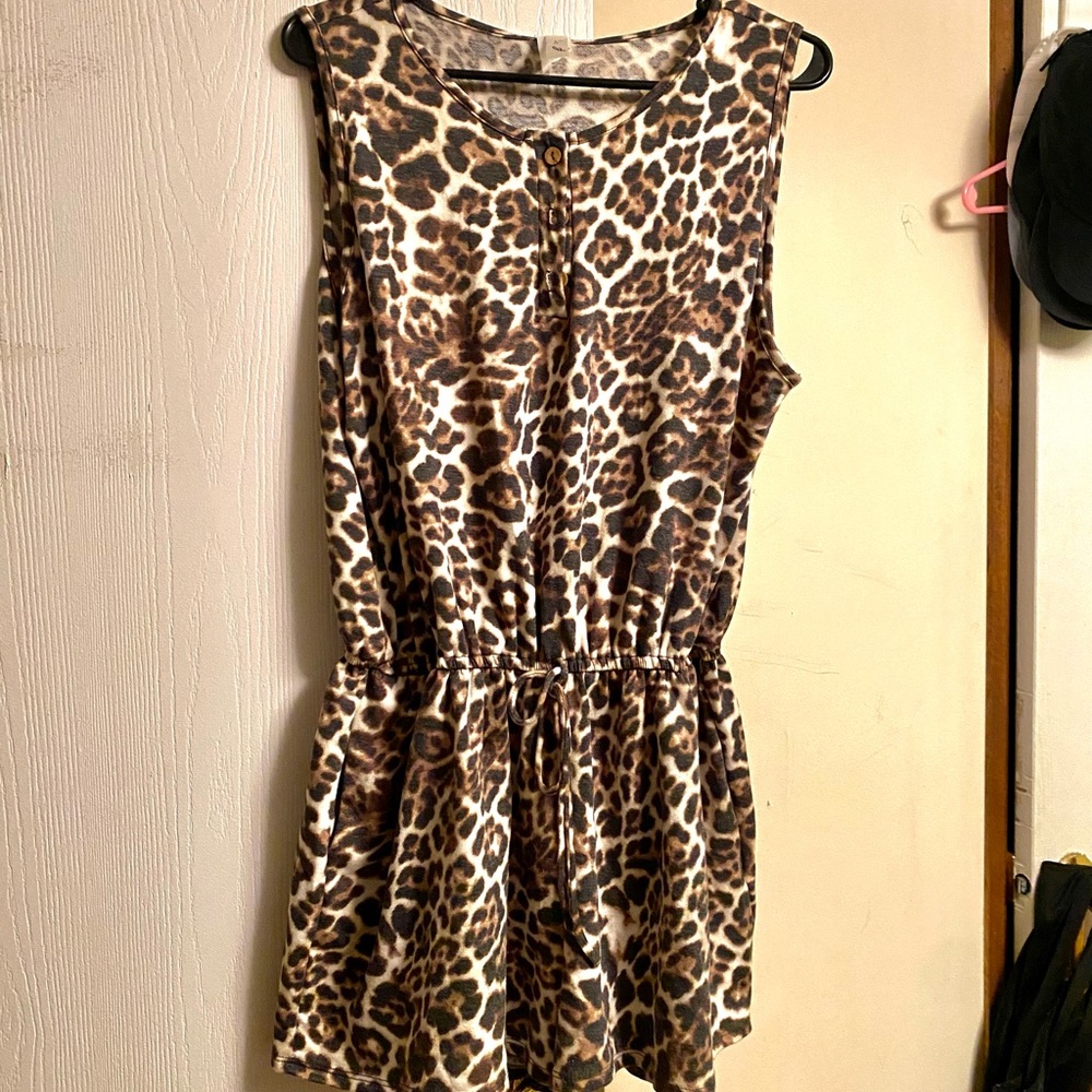 Leopard Romper